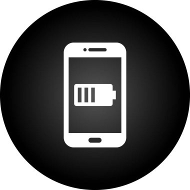 Akıllı telefon vektör simgesi. düz tasarım çizimi