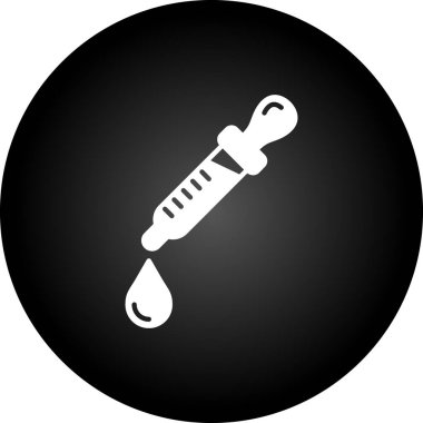 Şırınga simgesi, basit tarzı