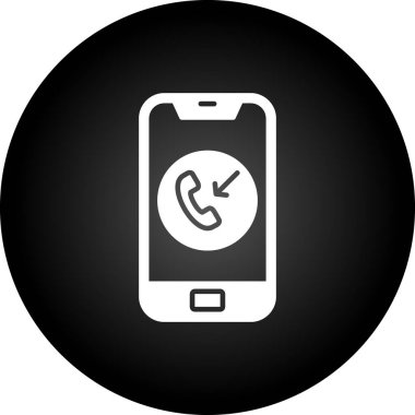 Telefon simgesi vektör illüstrasyonu
