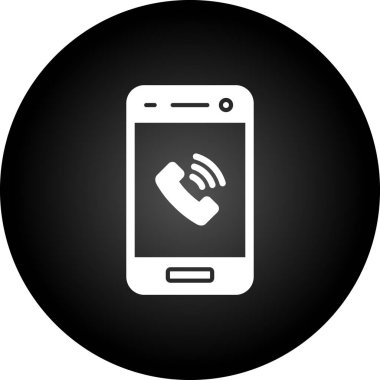 cep telefonu simgesi. Telefon işareti. vektör.