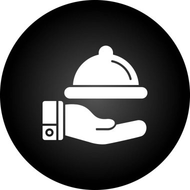 Gıda simgesinin vektör illüstrasyonu