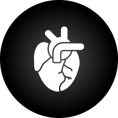 Kalp vektör simgesi. biçim düz sembol, gri renk, yuvarlak açılar, beyaz arkaplan