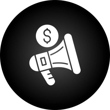 Dolar işareti vektör simgesi