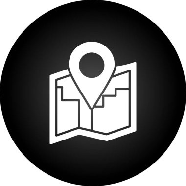 Harita işaretçi simgesi, basit tarzı