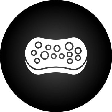 Modern b 'nin vektör illüstrasyonu oyun simgesinden yoksun