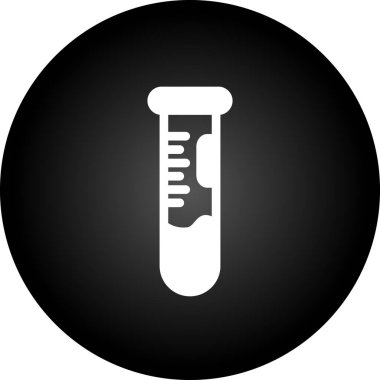 Test tüpü simgesi, basit tarzı