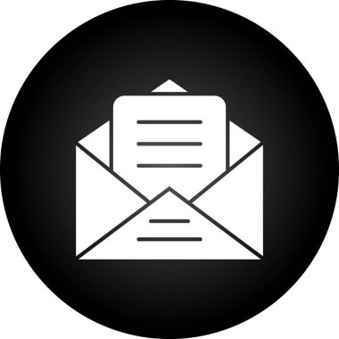 Zarf. Web simgesi basit illüstrasyon