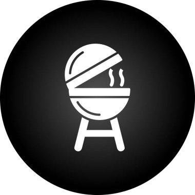 ızgara simgesi, beyaz arkaplan izole edilmiş siyah vektör işareti