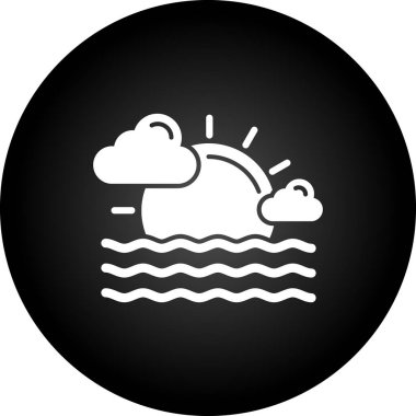 Bulut simgesinin vektör illüstrasyonu