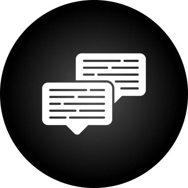 konuşma kabarcığı vektör çizimi