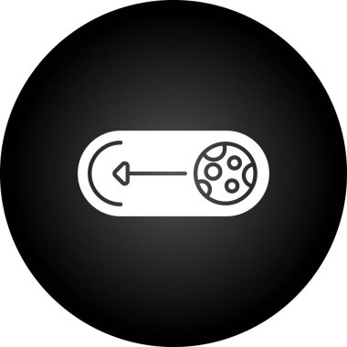 Araba simgesinin vektör illüstrasyonu