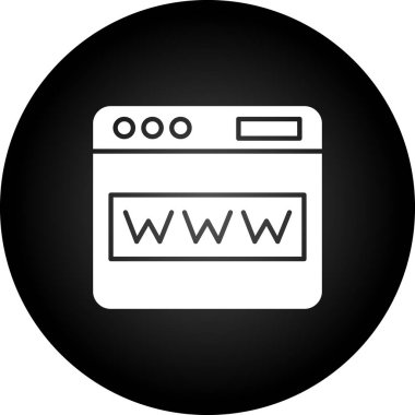 tarayıcı web simgesi basit tasarım