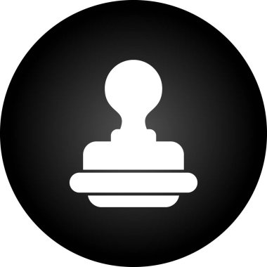 Siyah ve beyaz simgesinin vektör illüstrasyonu