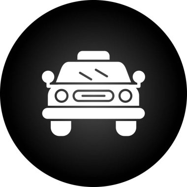 araba simgesi vektör illüstrasyonu