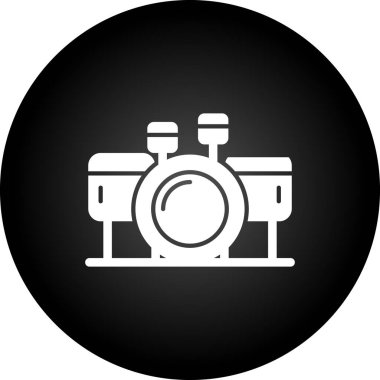 Modern gaz ikonunun vektör illüstrasyonu