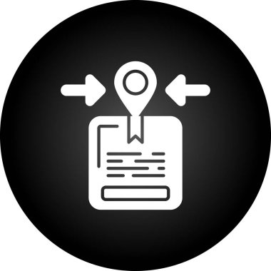 harita pin ikonu vektör illüstrasyonu