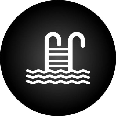 yüzme simgesi soyut bir grupta izole edildi