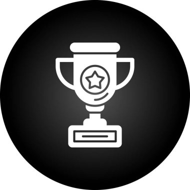 Madalya ikon vektör illüstrasyonu