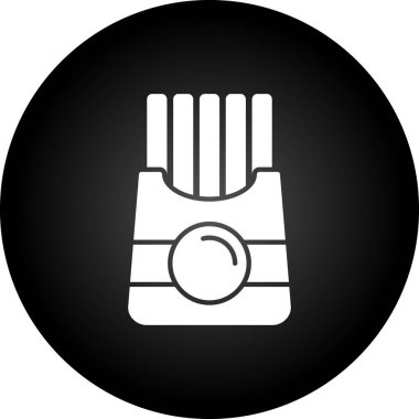 Bir pusula simgesinin vektör illüstrasyonu