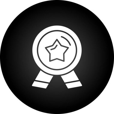 yıldız ödül simgesi, siyah stil