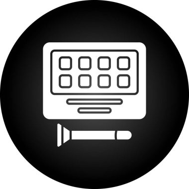 Modern b 'nin vektör illüstrasyonu eksik simgesi