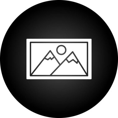 Bir web simgesinin vektör illüstrasyonu