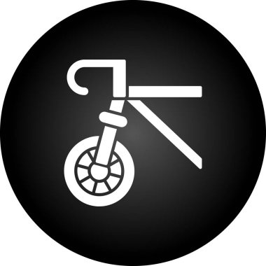 bisiklet ikonu vektör illüstrasyonu