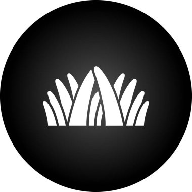 Palmiye ağacı web simgesi, vektör