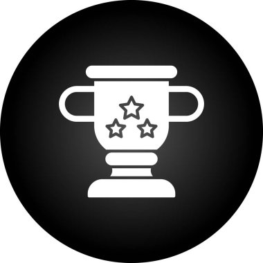 ödül kupası simgesi modaya uygun izole edilmiş arkaplan