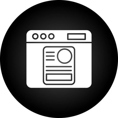 Çamaşır makinesi. Basit tasarım