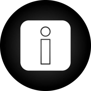 Bilgi simge vektör çizim