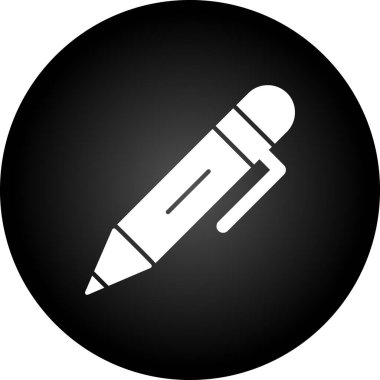 kalem simgesi, vektör illüstrasyonu