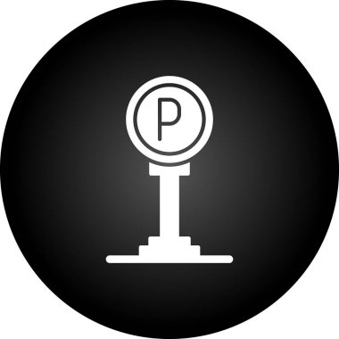 vektör park simgesi illüstrasyonu