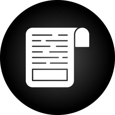 Vektör belgesi Simge illüstrasyonu