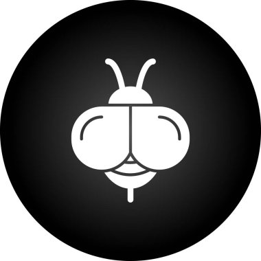 Moda Biçimli Arı Simgesi İzole Arkaplan