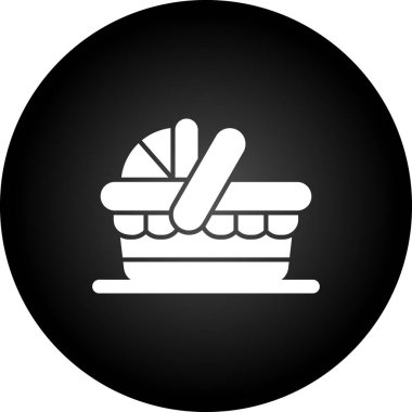 Gıda simgesinin vektör illüstrasyonu