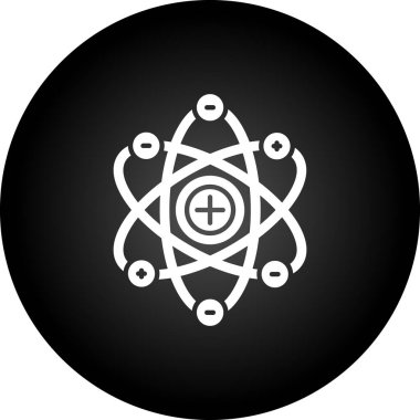 Siyah bir simgenin vektör illüstrasyonu