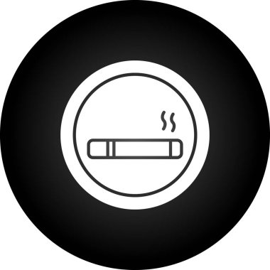 sigara ikonu vektör illüstrasyonu