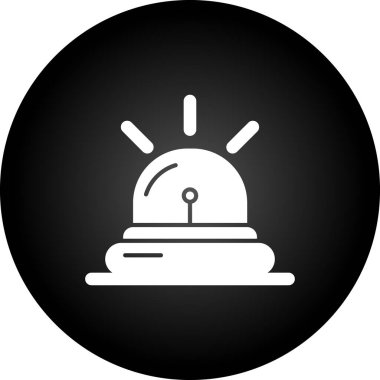 Alarm simgesi vektör illüstrasyonu