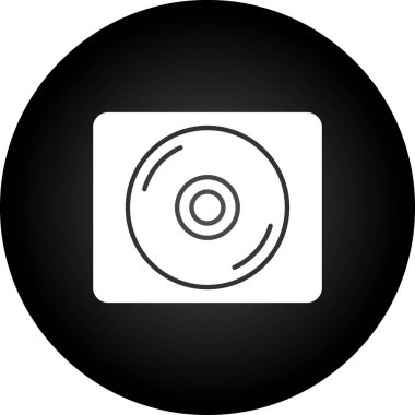 vektör cd oynatıcı simgesi