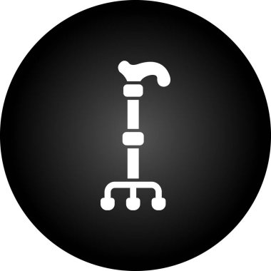 Siyah bir simgenin vektör illüstrasyonu