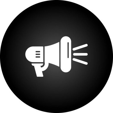 Konuşmacı simgesi. vektör illüstrasyonu