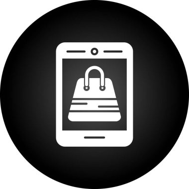 Modern b 'nin vektör çizimi akıllı telefonun simgesinden yoksundur