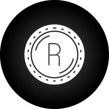 Modern b 'nin vektör illüstrasyonunda müziğin eksik simgesi