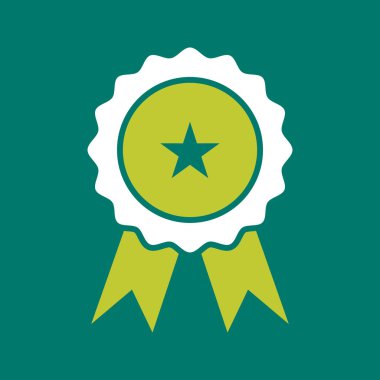 vektör çizim tasarım madalya simgesinin