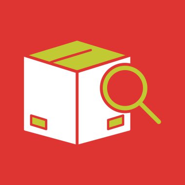 Büyüteç simge vektör illüstrasyonlu arama kutusu