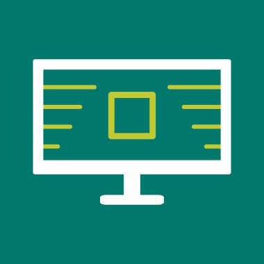 bilgisayar simgesi vektör illüstrasyonu