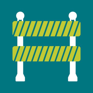 Tek izole simge sembolünün vektör illüstrasyonu