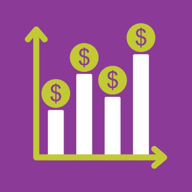 iş grafik simgesi, düz tasarım biçimi