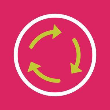 dönme çemberi beyaz ve pembe renk